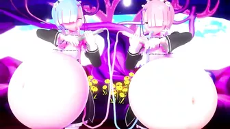 Rem and Ram Belly Inflation | Imbapovi