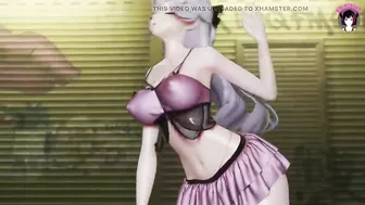 Sexy Dance + Cowgirl Sex (3D HENTAI)