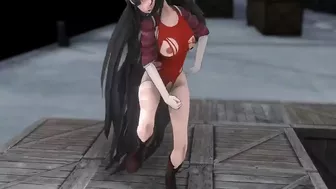 Kamikaze Hentai Dance Kantai Collection Torn Clothes 3D - Black Hair Color Edit Smixix