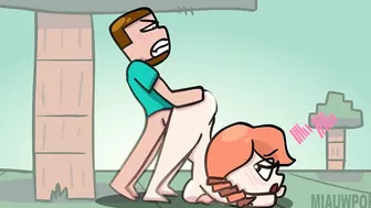 MINECRAFT SEX ALEX AND STEVE! rule34 original animation