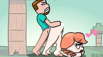 MINECRAFT SEX ALEX AND STEVE! rule34 original animation