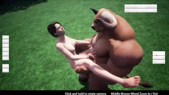 Feign - Furry minotaur sex on weight