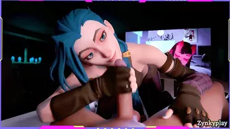 Jinx horny Deepthroat Good Cumshot 4k 60fps