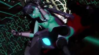 Kancolle Light Cruiser Demon Hentai Nude Dance Monster Girl MMD 3D Dark Green Body Color Edit Smixix