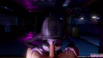 Tali Mass effect POV blowjob