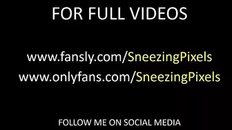 Sneezing Pixels Taking a massive dildo deep in her pussy! Fansly Exlusive Teaser