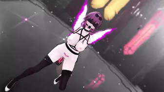 Honkai Star Rail Kafka Hentai Insect Bondage Nude Blind Dance MMD 3D Purple Wings Color Edit Smixix