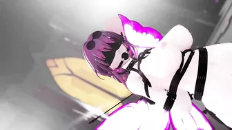 Honkai Star Rail Kafka Hentai Insect Bondage Nude Blind Dance MMD 3D Purple Wings Color Edit Smixix