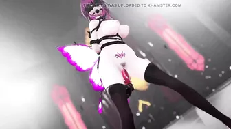 Honkai Star Rail Kafka Hentai Insect Bondage Nude Blind Dance MMD 3D Purple Wings Color Edit Smixix