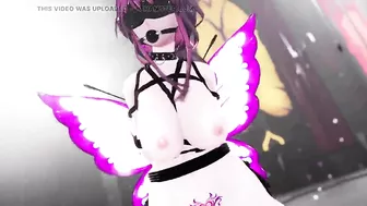 Honkai Star Rail Kafka Hentai Insect Bondage Nude Blind Dance MMD 3D Purple Wings Color Edit Smixix