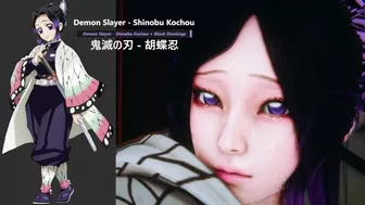 Demon Slayer - Shinobu Kochou × Black Stockings - Lite Version