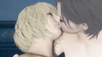 ADA Y ASHLEY SEXO LESBICO (Le mandaron el video a Leon despues)