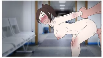 The girl from the train was fucked in the hospital ! Hentai 2d ( porn cartoon )