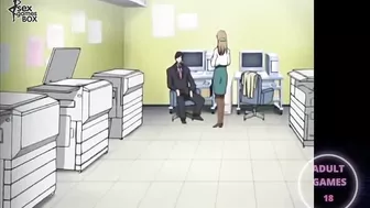 Secretaria hentai follada en la oficina