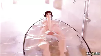 Dva shower big cock deepthroat big cumshot Full HD 60fps