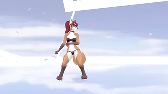 Vrchat Foxie Srtip Tease Dance