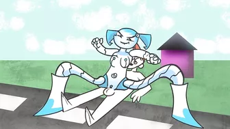 JENNY XJ9 LOVES HUMAN DICK! teenage robot