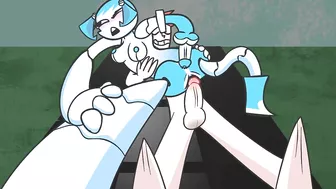 JENNY XJ9 LOVES HUMAN DICK! teenage robot