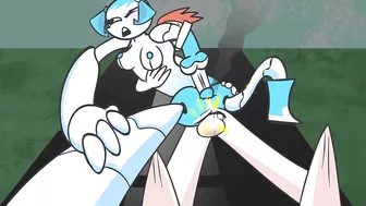 JENNY XJ9 LOVES HUMAN DICK! teenage robot