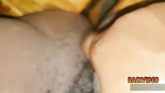 Black girl Secretly Fingering herself to cum under her pant in her friend's next room,will she cum masturbating clito baexvideo