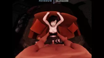 RWBY - RWBY - Ruby Rose Fucked On The Sofa [VR 4K UNCENSORED HENTAI MMD]