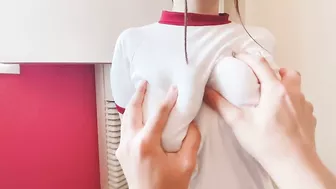 【おっぱいASMR】体操着を着せた爆乳生徒に乳揉み教育指導。