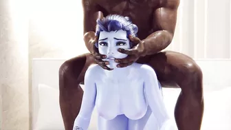 Overwatch Widowmaker ROUGH Doggy Fuck Blacked