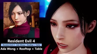 Resident Evil 4 - Ada Wong × Rooftop × Table - Lite Version