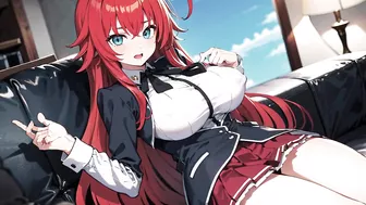 4K AI Hentai Arts #28 — Rias Gremory | High School DxD | Red Hair | Anime Arts | Big Boobs