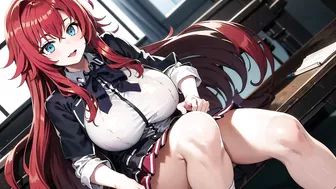 4K AI Hentai Arts #28 — Rias Gremory | High School DxD | Red Hair | Anime Arts | Big Boobs