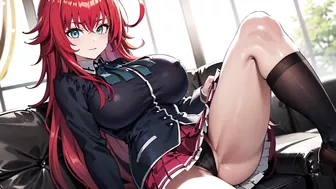 4K AI Hentai Arts #28 — Rias Gremory | High School DxD | Red Hair | Anime Arts | Big Boobs