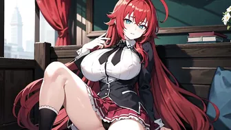 4K AI Hentai Arts #28 — Rias Gremory | High School DxD | Red Hair | Anime Arts | Big Boobs