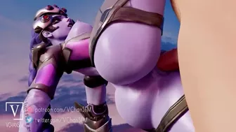 Overwatch 2 Naughty Slut Widowmaker Enjoy a Nice Standing Fuck