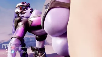 Overwatch 2 Naughty Slut Widowmaker Enjoy a Nice Standing Fuck