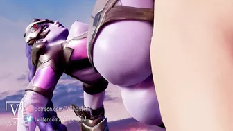 Overwatch 2 Naughty Slut Widowmaker Enjoy a Nice Standing Fuck