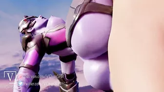 Overwatch 2 Naughty Slut Widowmaker Enjoy a Nice Standing Fuck