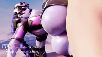 Overwatch 2 Naughty Slut Widowmaker Enjoy a Nice Standing Fuck