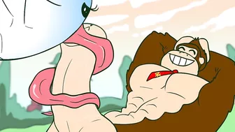 Donkey Kong Loves Ghost Pussy! Rule34