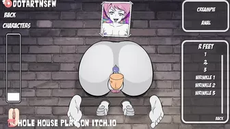 Jinx Teen Titans Big Ass In Glory Hole And Riding Cowgirl POV - Hole House