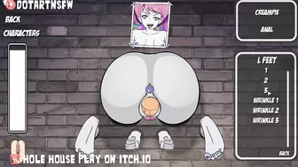 Jinx Teen Titans Big Ass In Glory Hole And Riding Cowgirl POV - Hole House