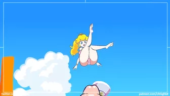 Princess Peach amazing tit job