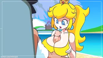 Princess Peach amazing tit job