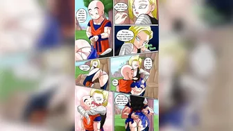 DRAGON BALL - ANDROID 18 IS FUCKED VERY RICH BY KRILIN