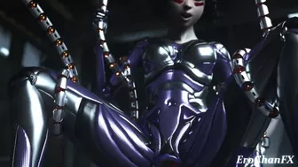 Alita battle angel bound and fucked by Atomic Heart machine