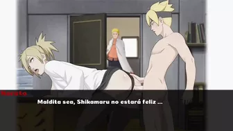 BORUTO FOLLANDOSE A TEMARI EN LA RESIDENCIA DEL HOKAGE-NARUTO FAMILY VACATION - CAP 16