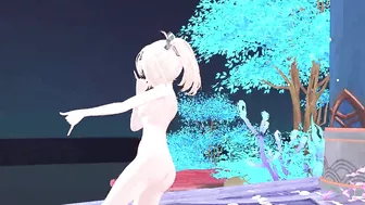 【Hololive MMD】Iroha Kazema / Come to DEEP BLUE TOWN [For gentlemen]