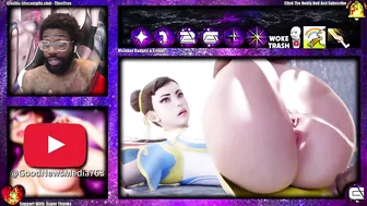 Thicc Thighs Chun-Li Gets Her Tight Anal Hole Stuffed By A Huge Cock While Squirting All Over