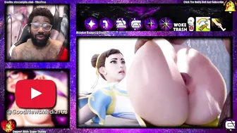 Thicc Thighs Chun-Li Gets Her Tight Anal Hole Stuffed By A Huge Cock While Squirting All Over