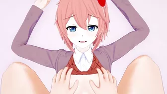 DDLC - Lesbian POV with Sayori