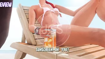 She Loves it When You Spread Suncream On Her Ass